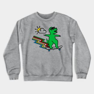 Disability pride dinosaur Crewneck Sweatshirt